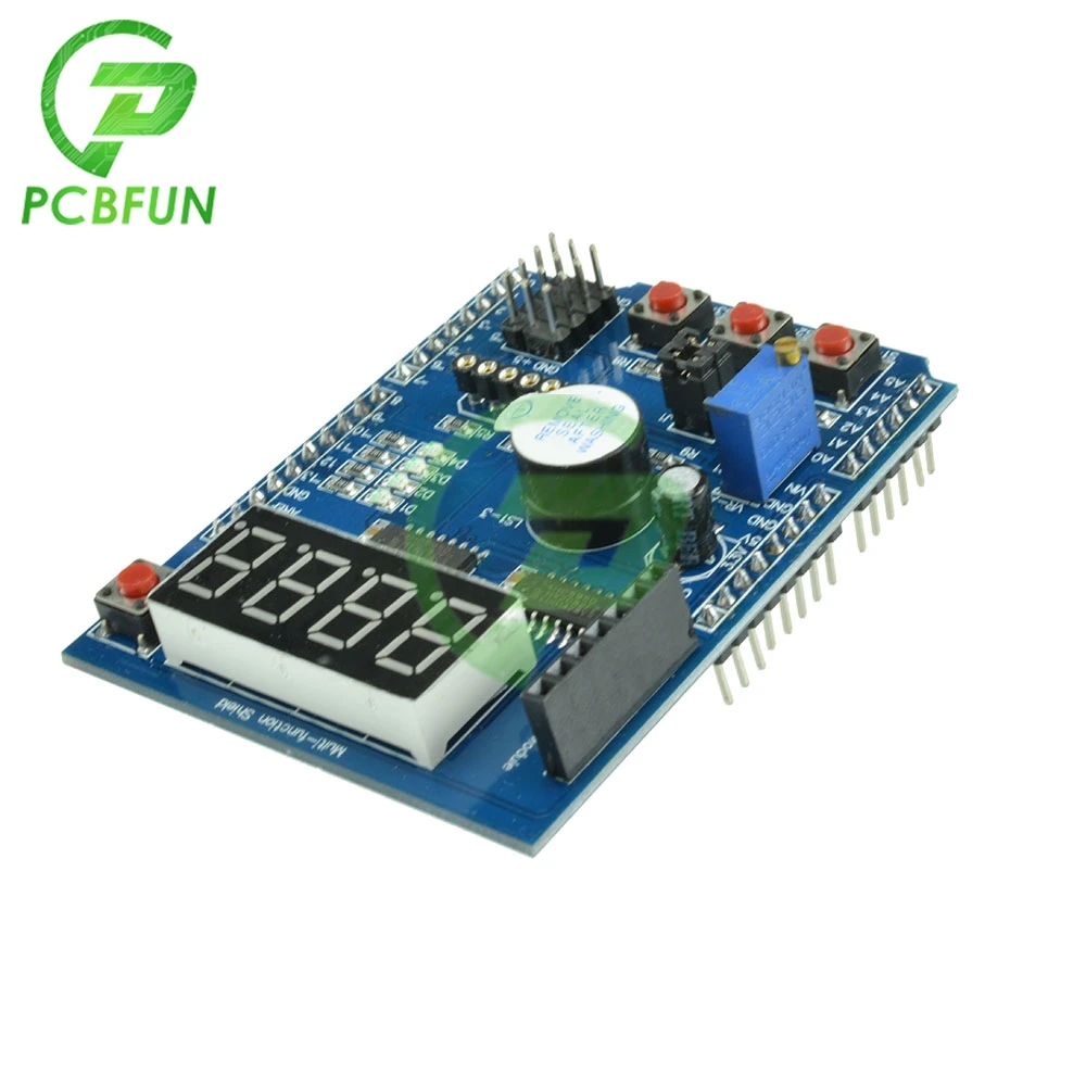 Многофункциональный щит с зуммером LM35 4-значная цифросветодиодный светодиодная