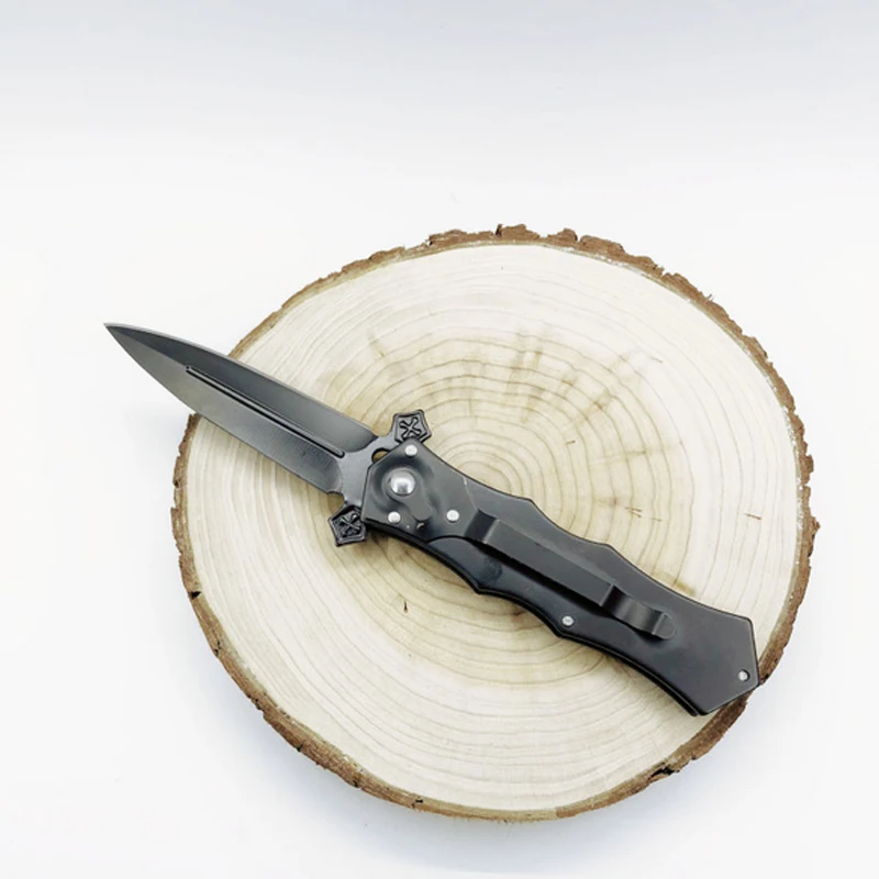 Stainless steel Handle folding hunting knife fast open camping pocket tactical knifes outdoor survival tool High quality | Инструменты
