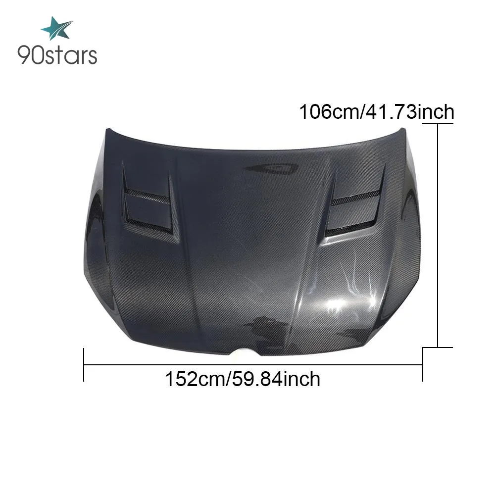 

Real Carbon Fiber Front Bumper Engine Hood Bonnet Vent Cover for Volkswagen VW GOLF 7 7.5 RLINE MK7 GTI R 2013-2020 Accessories