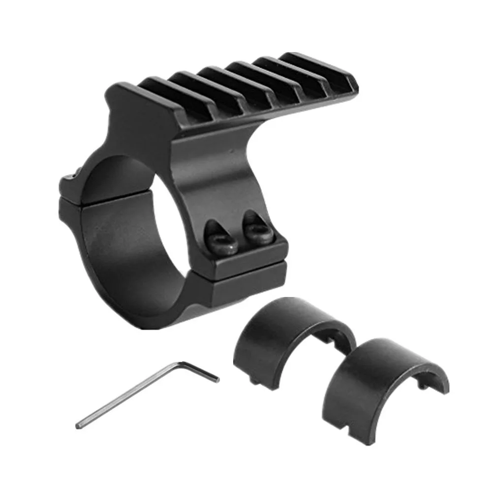 

1 inch 30mm Scope Adapter Ring mount with Picatinny weaver Top Rail for Backup second Laser