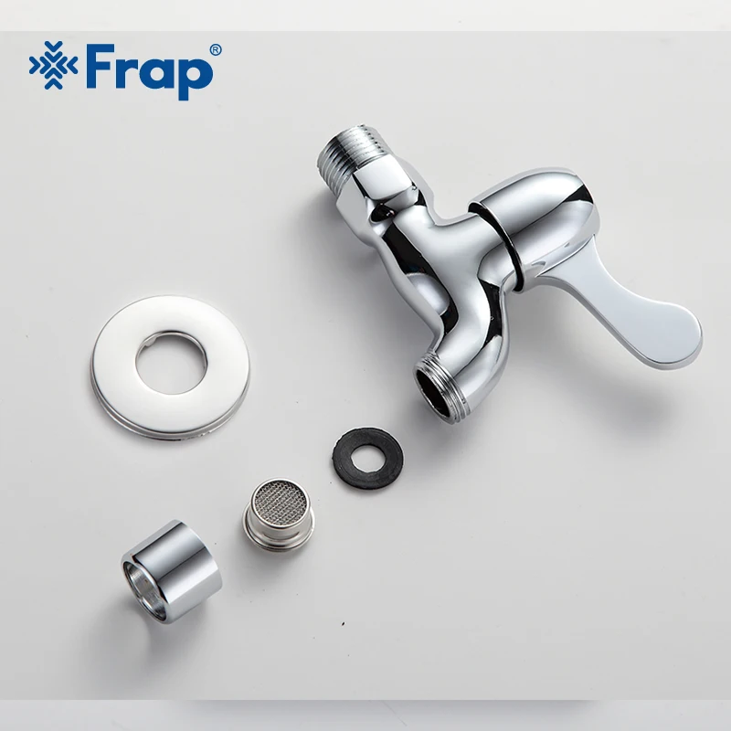 Frap 11.12 Seckill Sale Wall Mounted Bibcock Washing Machine basin Faucet Garden Tap |