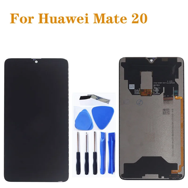 Купи Для Huawei Mate 20 MT20 ЖК + сенсорный дигитайзер в сборе для Huawei mate 20 HMA-L29 L09 LX9 AL00 дисплей запасные части за 3,679 рублей в магазине AliExpress