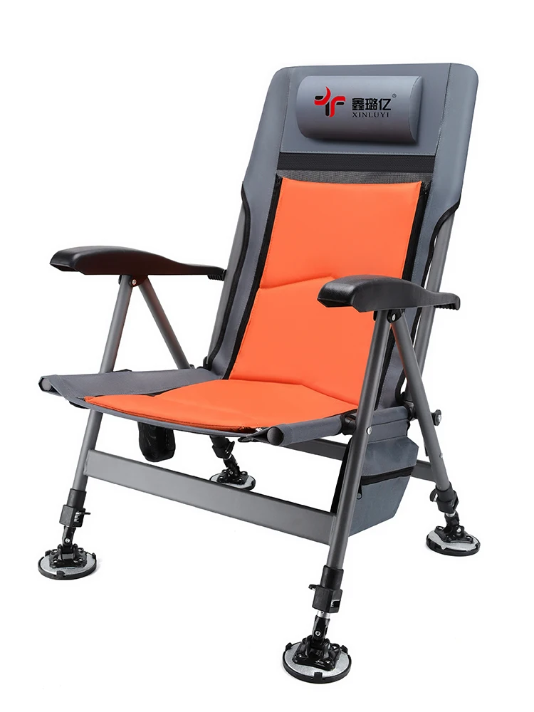 Европейский Многофункциональный стул для рыбалки складной утолщенное кресло