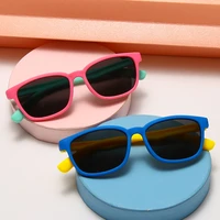 with bag rubber polaroid baby girl kids sunglasses children heart tr90 black pink heart sun glasses for kids polarized flexible