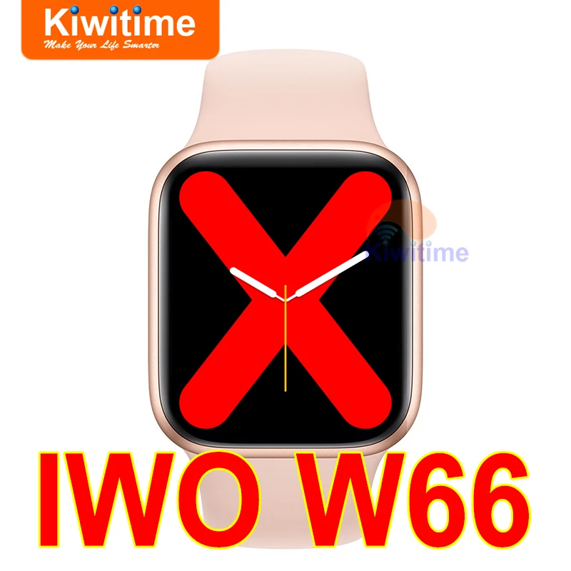 2021 KIWITIME IWO W66 Smart Watch Series 6 44 мм 40 с экраном сердцебиения умные часы для мужчин и
