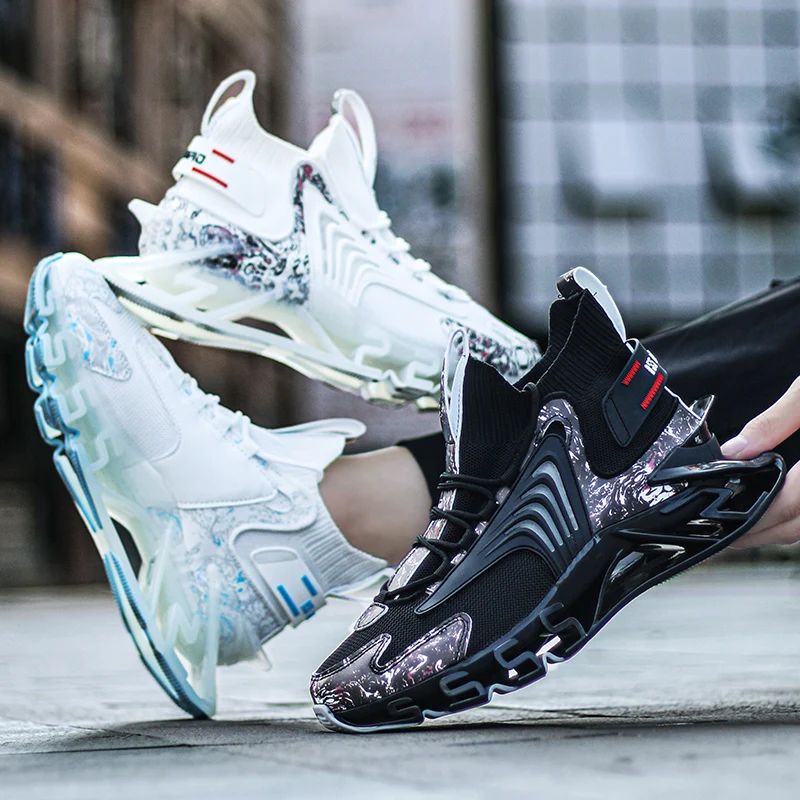 

Hot winter fleece warm tide shoes cross-border shock absorbing sports shoes outdoor large size 38-46