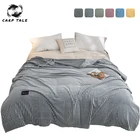 Фланелевое Клетчатое одеяло s для кроватей, плюшевое покрывало, мягкое теплое Коралловое флисовое зимнее одеяло, современное утепленное одеяло для дивана, плед одеяло