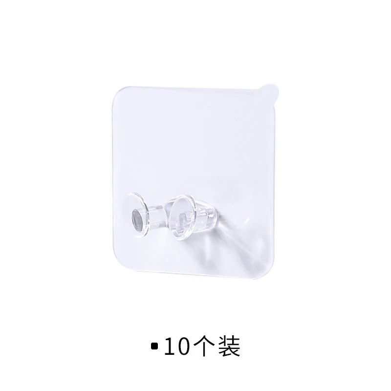 

10pcs Plastic Traceless Strong Power Supply Hook Socket Free Bracket Hook Place Plug Cable Wire Away Storage Hook