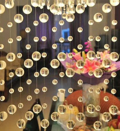 Круглые прозрачные бусины из хрустального стекла незакрепленные 16 мм и 10 для