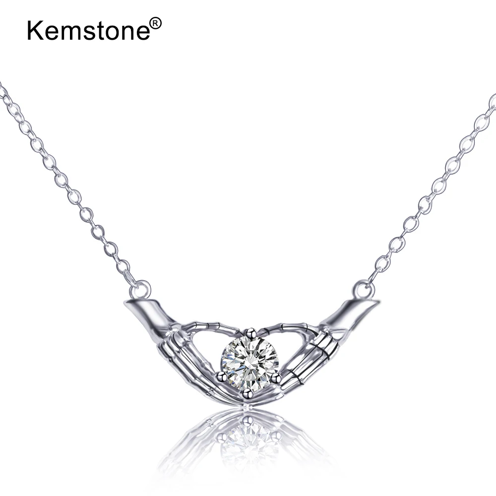 Kemstone хип-хоп AAA CZ ожерелье Подвески Череп неосновные женские аксессуары |