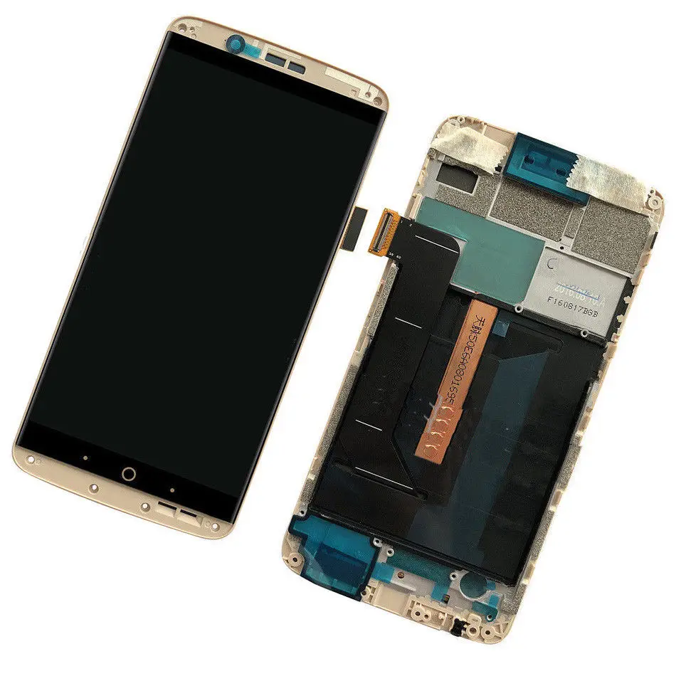 Оригинальный AMOLED для zte Axon 7 lcd с рамкой дисплея кодирующий преобразователь