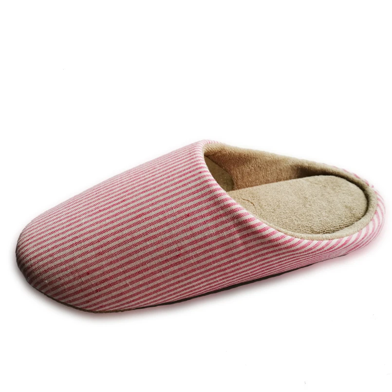 Женские тапочки японские хлопковые с мягкой подошвой на осенне зимний сезон