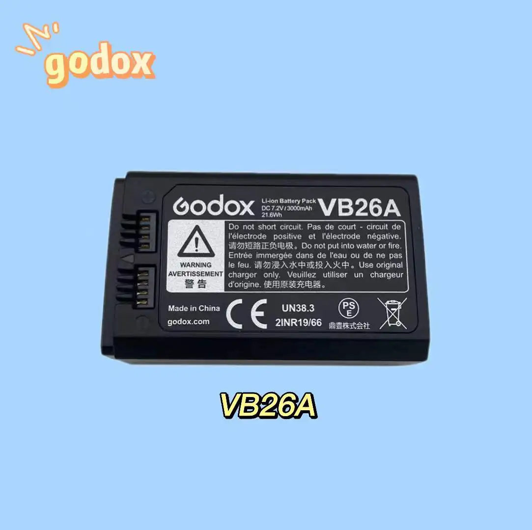

Вспышка Godox VB26A для V1 V1C V1N V1S V1F V1O V1P V860III