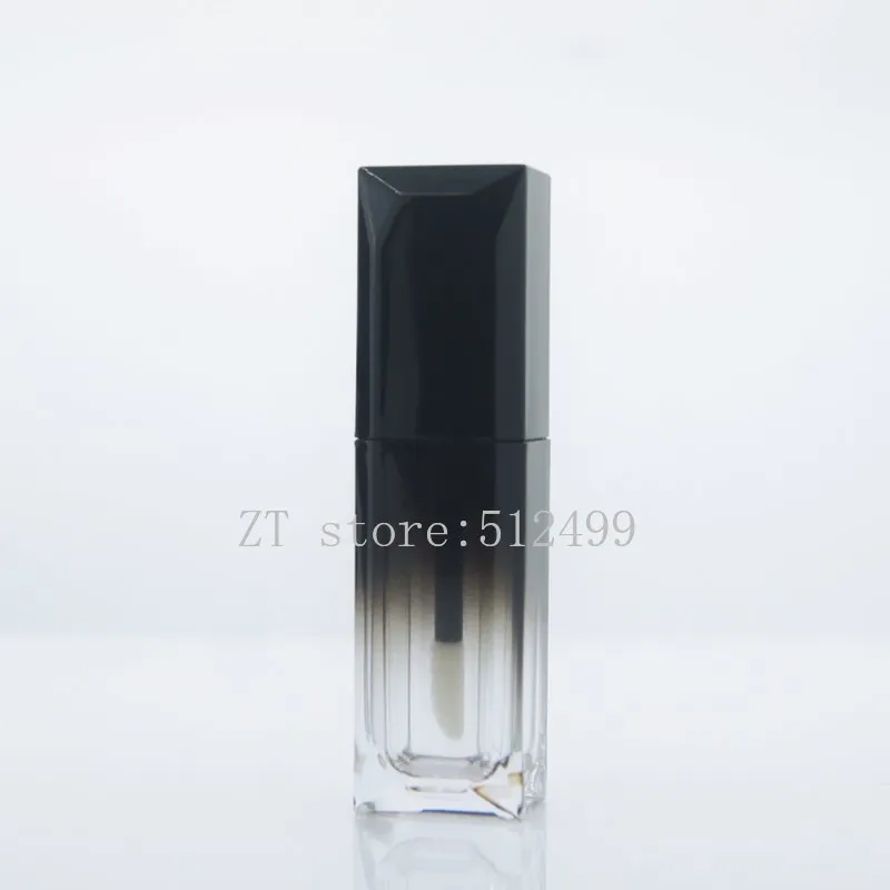 

10/30/50pcs Gradient Black Pink Blue Cute Matte White 5ml 6.5ml Lip Gloss Bottle Empty Cosmetics Makeup DIY Lip Glaze Tube Diy