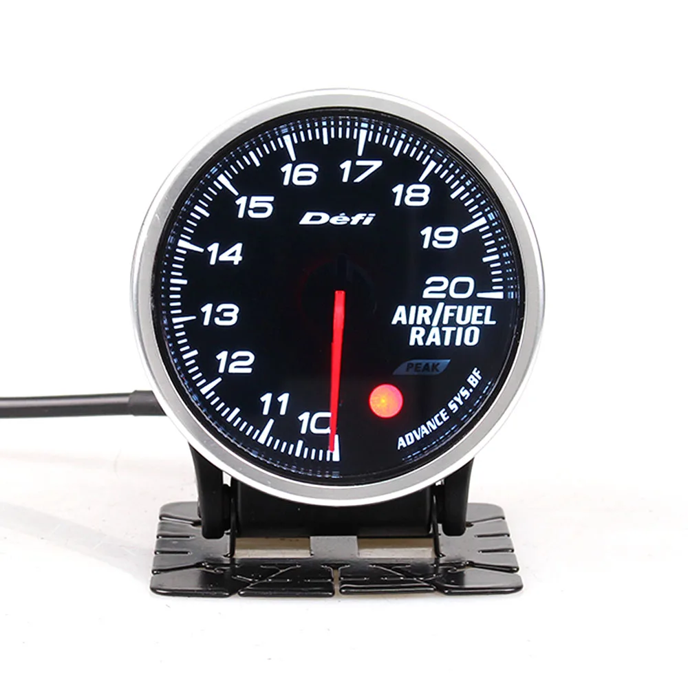 Air fuel ratio Defi Advance BF 2,5 дюймов 60 мм 7 цветов шаговый двигатель электронный датчик турбо температура воды масла пресс масла AFR EGT автоматический датчик - Цвет: Air fuel ratio