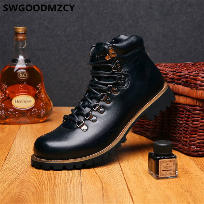 Кожаные ботинки Мужские Ботильоны Челси Мужская обувь Zapatos De Hombre Chaussure Homme Erkek Ayakkabi