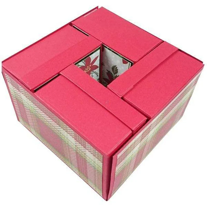 Роскошный сюрприз 4 маленьких коробки встроенная Подарочная коробка