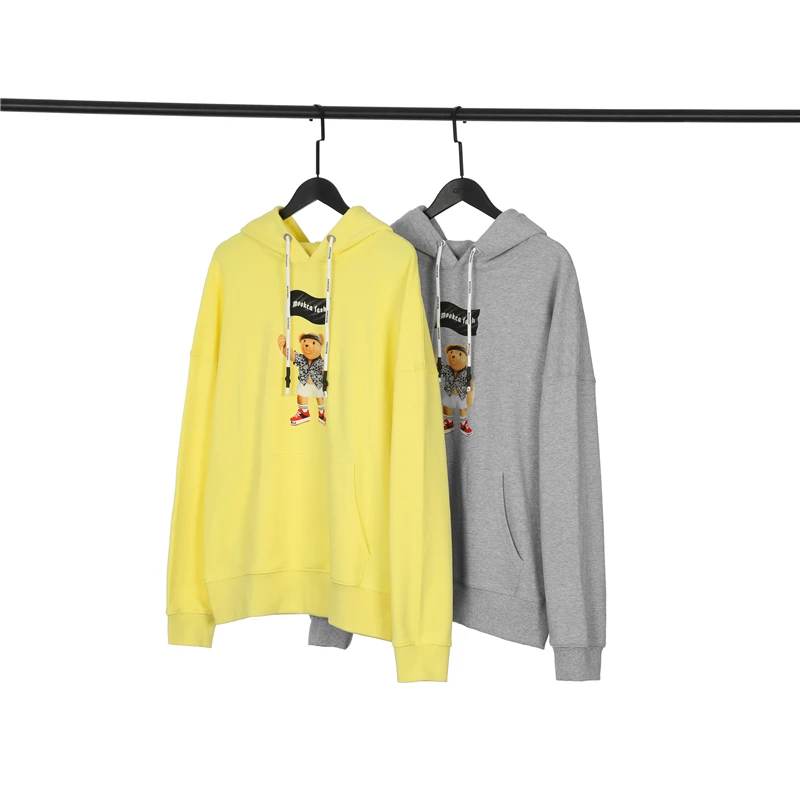 

Palm Angels Letter printing Loose Hoodie for Men and Women, Cartoon Bear Pattern, Casual Fashion, Streetwear, Boyfriend Gift,