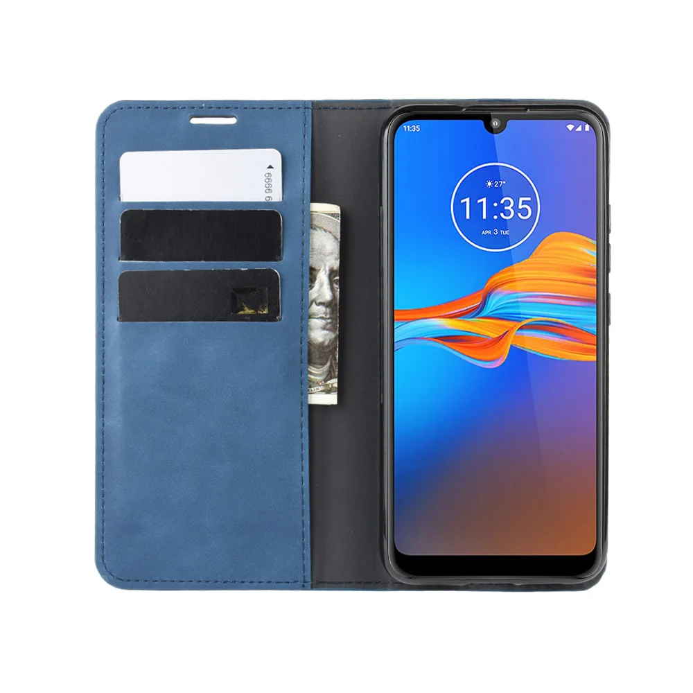 Удобный Улучшенный кожаный двойной Магнитный чехол-книжка с отделениями для