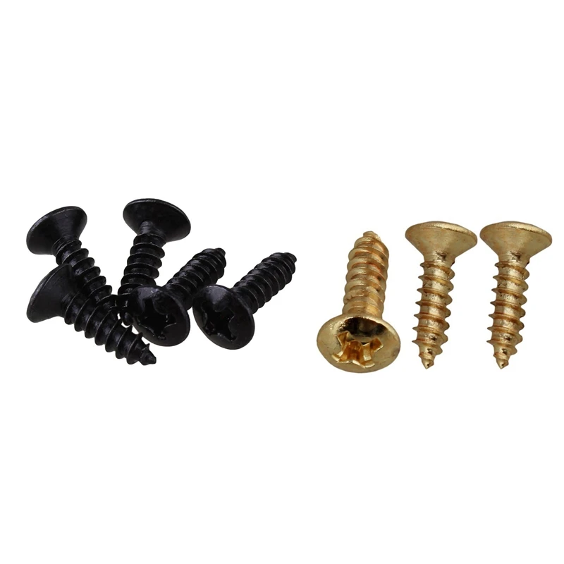 100 шт гитарные басовые винты части для скребок пластин накладки 50 золотых и
