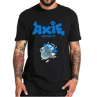 Axie Infinity Ronin, Классическая футболка с кошельком NFT, цепочка AXS, криптовалюты, летняя футболка для торговых инвесторов, европейский размер