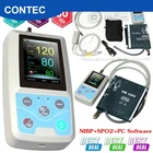 CONTEC 24 часа  PM50 + NIBP + SPO2 + PR, телефон с программным обеспечением для ПК