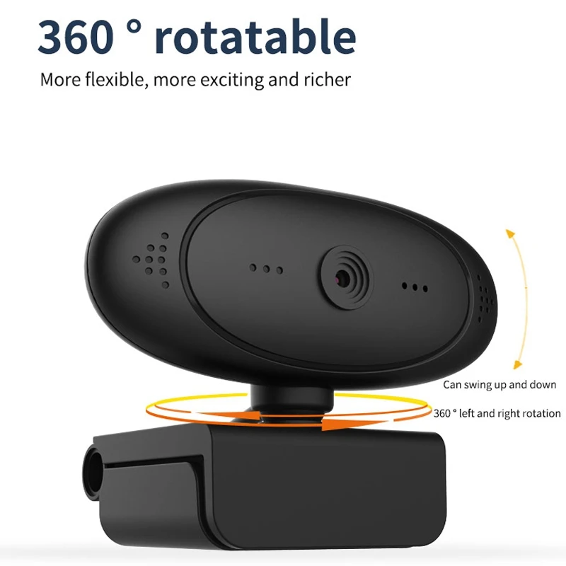 

Webcam 1080P HD Computer Camera with Microphone For Conference, Online Class, Live Broadcast