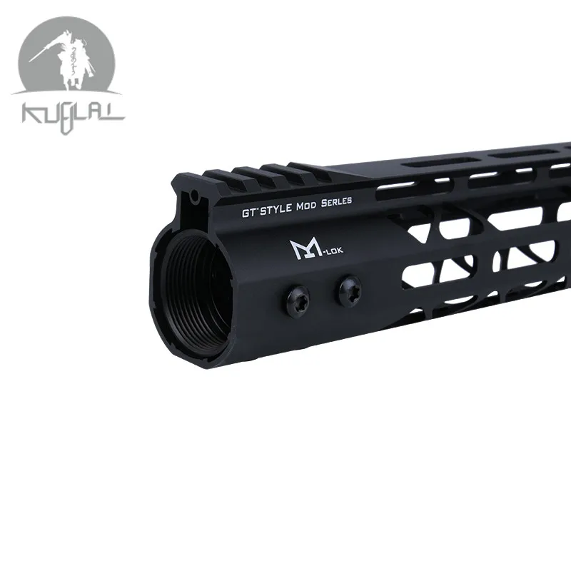 Тактический Черный Красный Handguard гель бластер M-LOK10 12 15 дюймов Тонкий свободный поплавок Handguard Пикатинни кронштейн для AEG