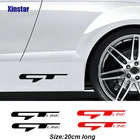 2 шт. GT GTLINE наклейка для кузова автомобиля Kia SportageR Stinger Venga Ceed Soul Rioxline Srento Soul Picanto Morning Stonic Kona