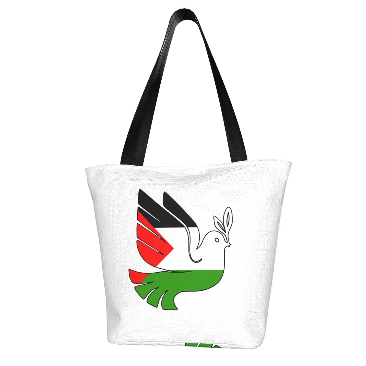 Palestine Peace Shopping Bag Aesthetic Cloth Outdoor Handbag Female Fashion Bags