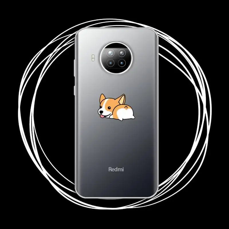 

Creative cute couple cartoon animal Phone Case Transparent for Xiaomi Redmi note 10 t 8 9 pro lite 11