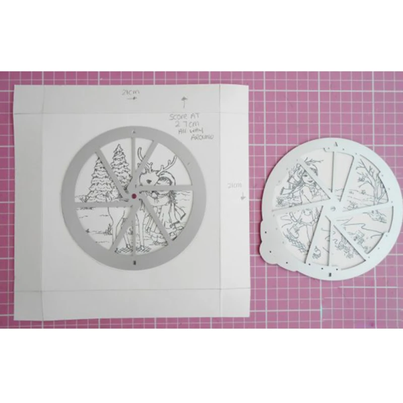 

Round 3 Circle Carbon Steel Cutting Dies DIY Scrapbooking Photo Album Embossing Paper Cards Making Stencil Decorative