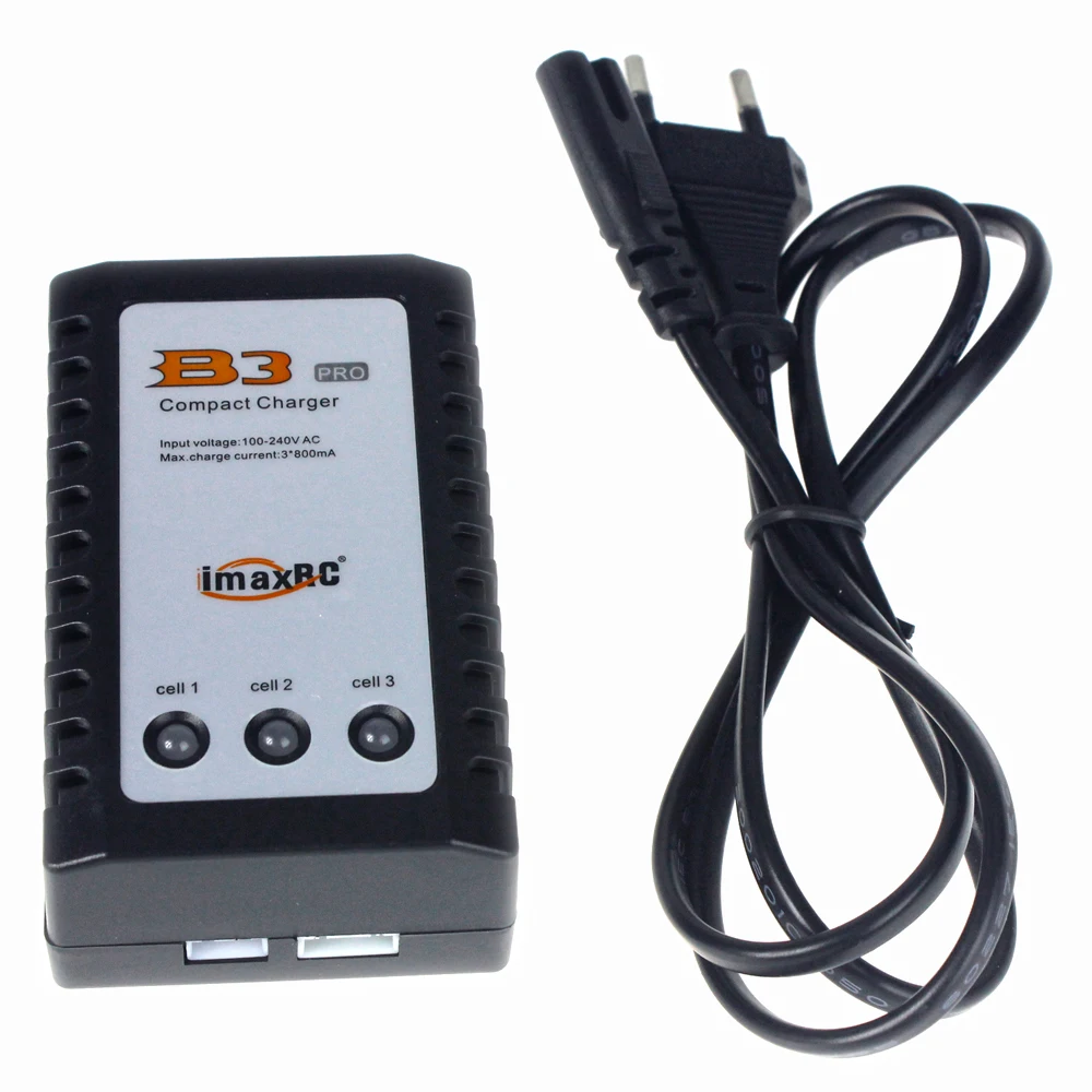 ImaxRC B3 Pro компактное балансирующее зарядное устройство 10 Вт 20 ЕС США плюс для SU27 2S 3S