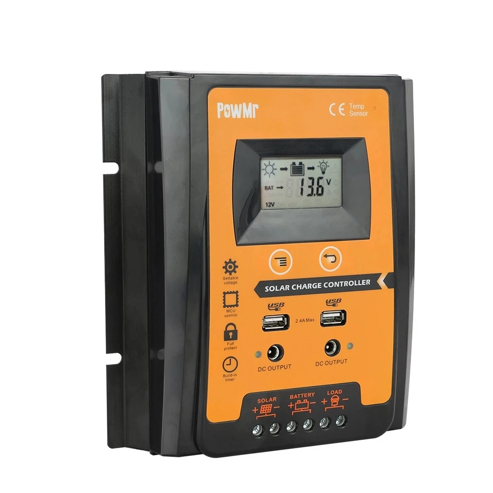 

Quality MPPT Solar Charge Controller 30A 50A 70A Home 12V/24V Battery Charger Voltage Regulator With USB Port
