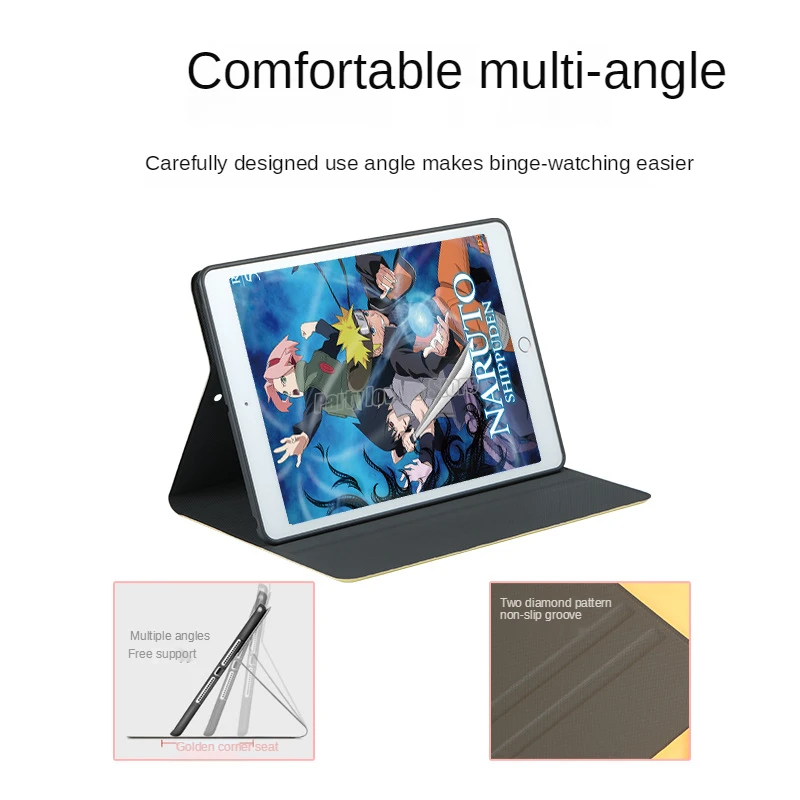 Чехол Naruto 2019 для iPad 10.2 чехол 7-го поколения 2017 2018 9 7 5/6th Air 2/3 10 5 Mini4 2020 Pro 11 Air4 | Мебель