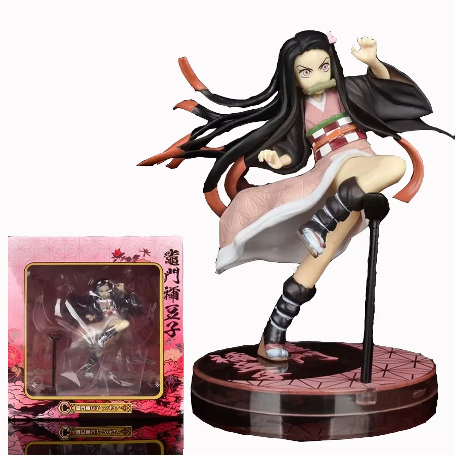 

17cm Japanese Anime Demon Slayer: Kimetsu no Yaiba Kamado Nezuko Anime PVC Action Figure Toy Collectible Model Doll Figura Gift