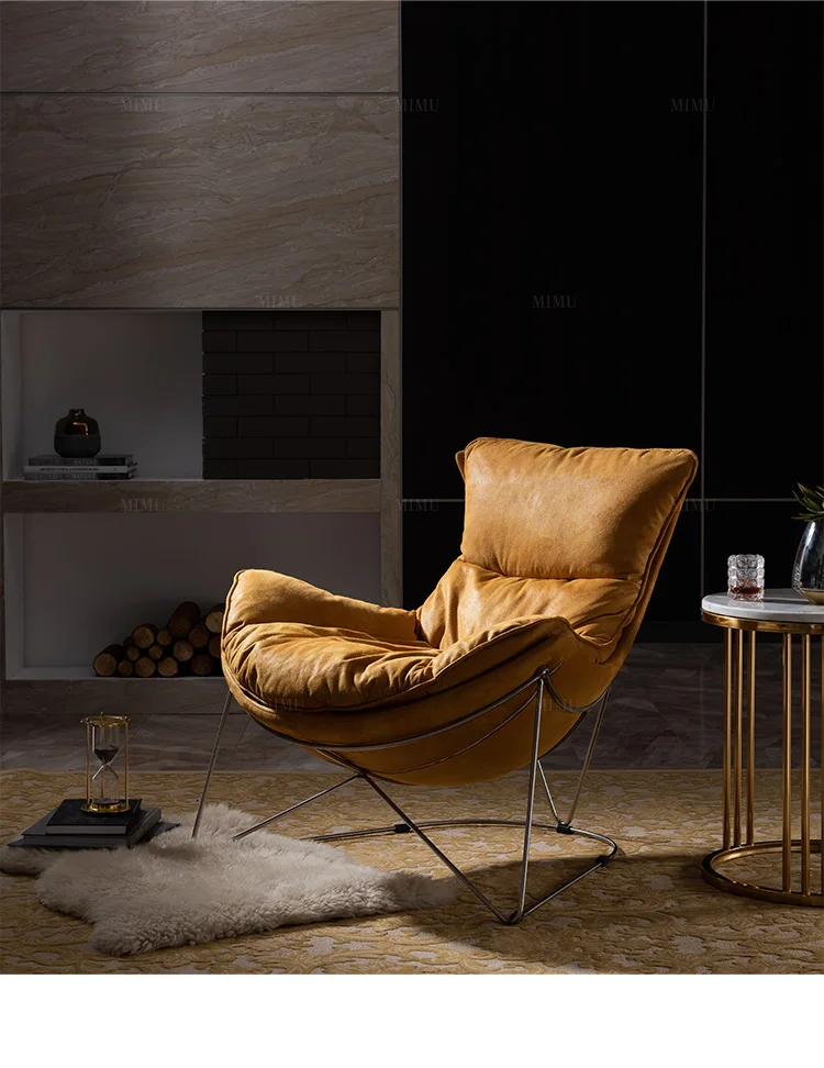 Высокое качество, кресло для отдыха в скандинавском BI-CAST, стул для чтения чая, кофе, одноместный диван