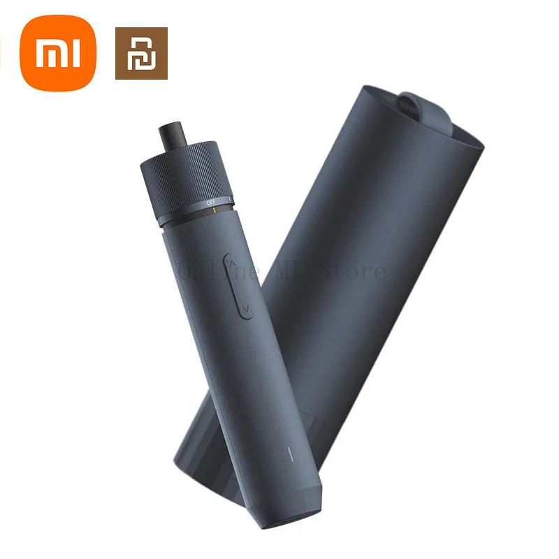 

Новейшая электрическая отвертка Xiaomi HOTO с прямой ручкой, 3-скоростной крутящий момент, перезаряжаемая с коробкой для поворота, светодиодная ...