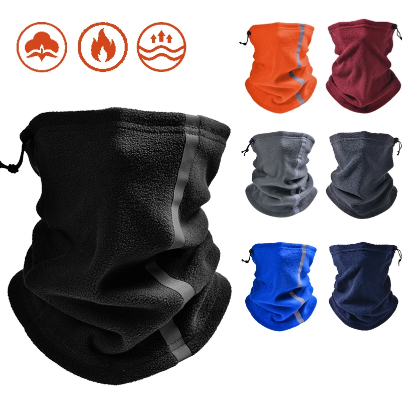 

Men Women Winter Bandana Hiking Face Cover Snowboard Ski Neck Warmer Gaiter Cycling Bicycle Tube Scarf Sports Thermal Half Mask