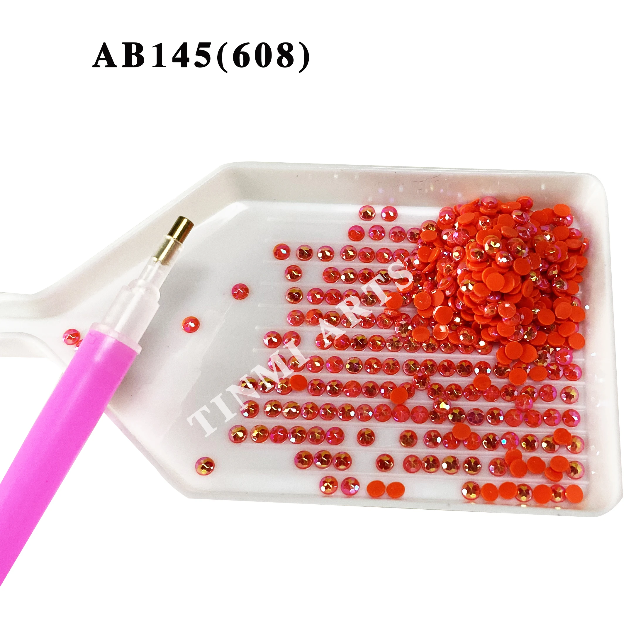 

2021 New AB Stone Round Drills For DIY Diamond Painting Embroidery Rhinestone Colorful Mosaic