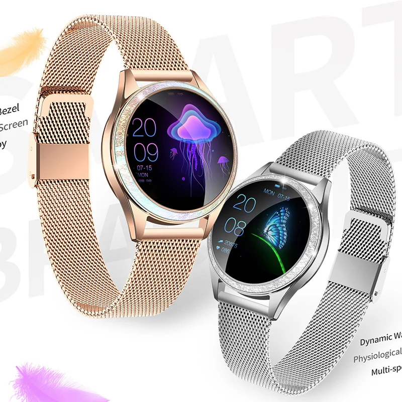 

Smart Watch Women Fashion Fitness Music Bluetooth Call Waterproof Sport Tracker Remote Control Camera Bracelet Watch For Women