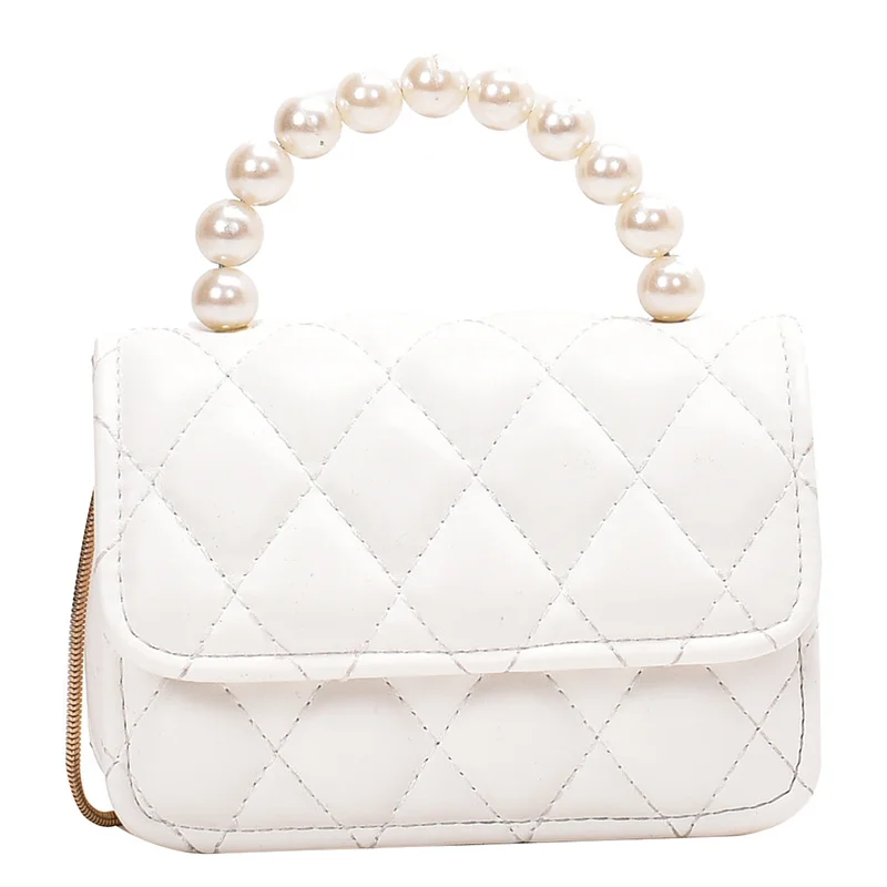 Мини сумка тоут с жемчугом модная новинка 2020 женская дизайнерская высокого