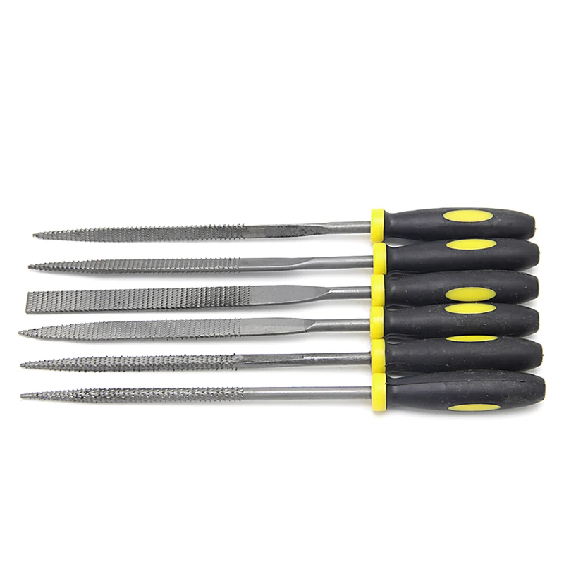 

6Pcs 160mm Mini Metal Filing Rasp Needle File Wood Tools Hand Woodworking