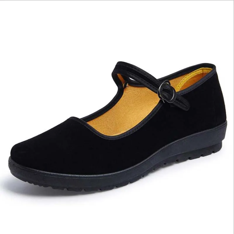 Женская обувь на плоской подошве 2021 в стиле Мэри Джейн с ремешком и пряжкой