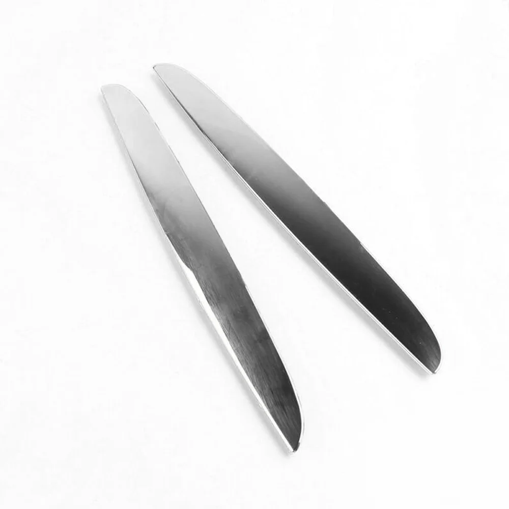 2 шт. Хромированная передняя сетчатая накладка на бампер для BMW E90 E91 3 Series 06