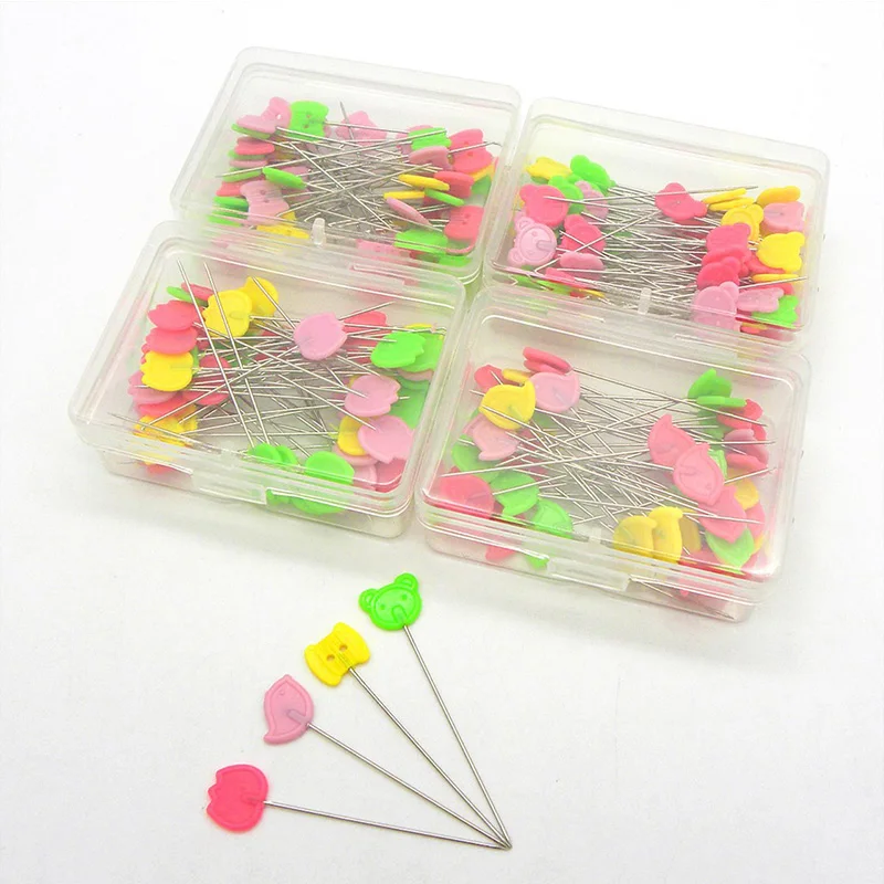 100 шт. металлическая пластиковая маленькая птичка/мишка/тюльпан/шпула плоская