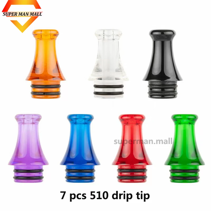 

The new multi-color 510 dripper is used to replace e-cigarette accessories, suitable for rta/rda/rdta e-cigarette accessories