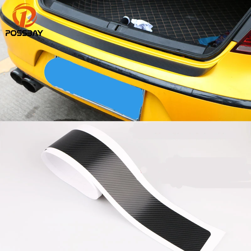 Защитная накладка на задний бампер POSSBAY наклейка багажник защита от царапин