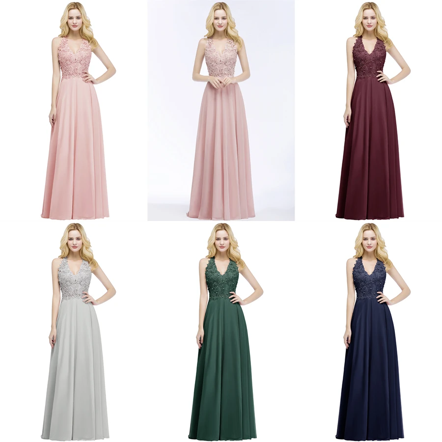 Длинное платье для выпускного вечера Vestido de Festa пол Длина вечерние Формальное