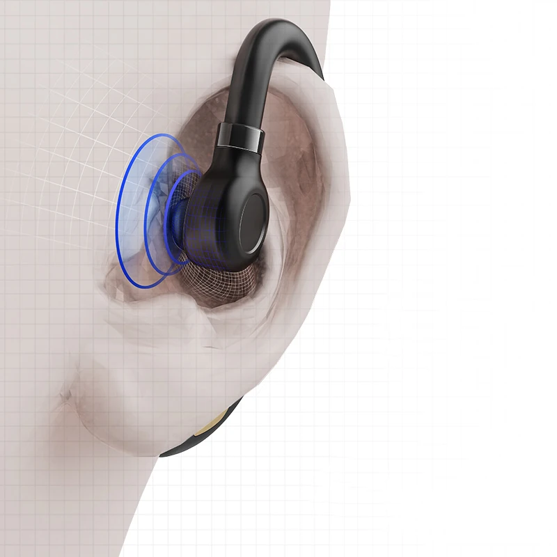 K50 Tws наушники Крючки Bluetooth гарнитура половинное Движение стерео управление